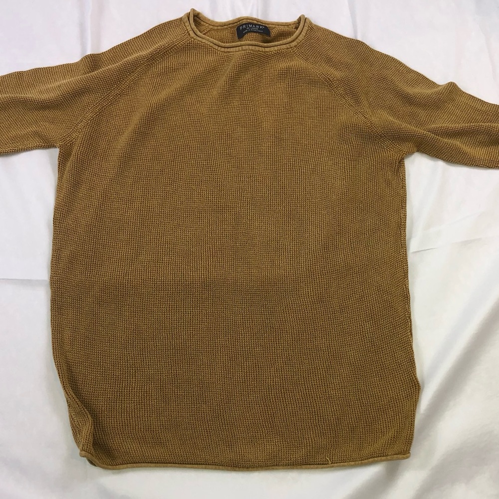 Primark XXL mustard yellow crewneck sweater
